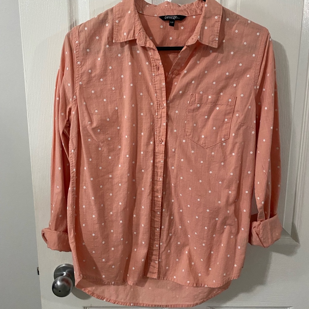 Converse Coral Polka Dot Shirt